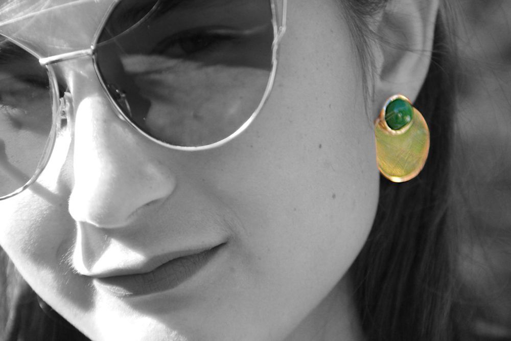 Pendientes Siena Negro - Imagen 3