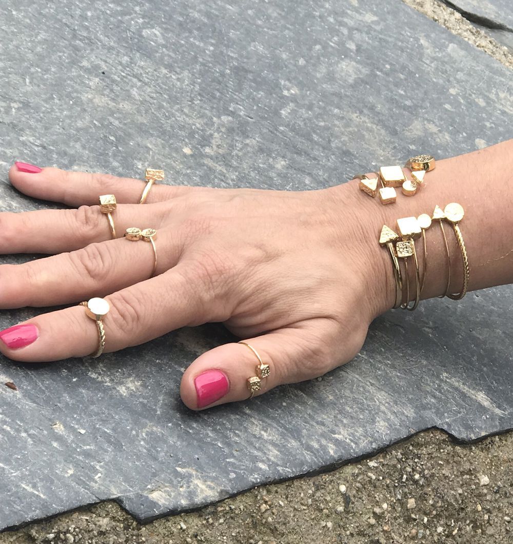 Pulsera Dore triangle - Imagen 2