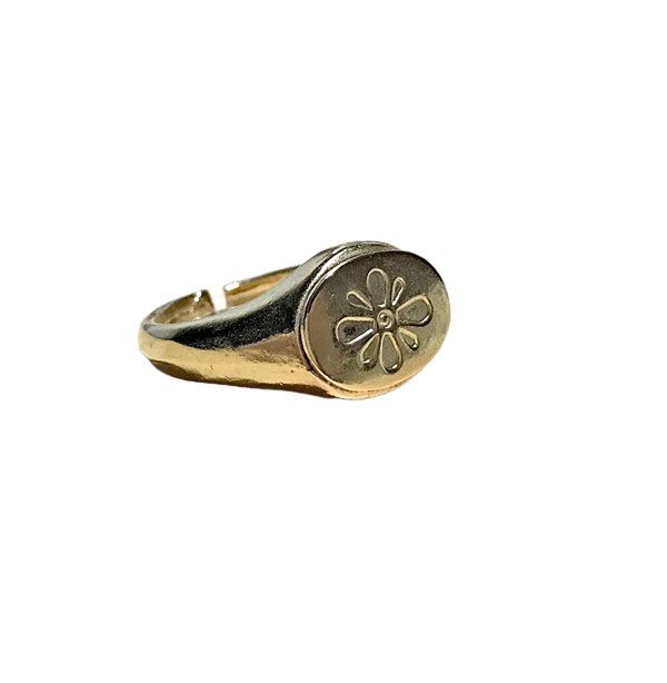Anillo sello margarita