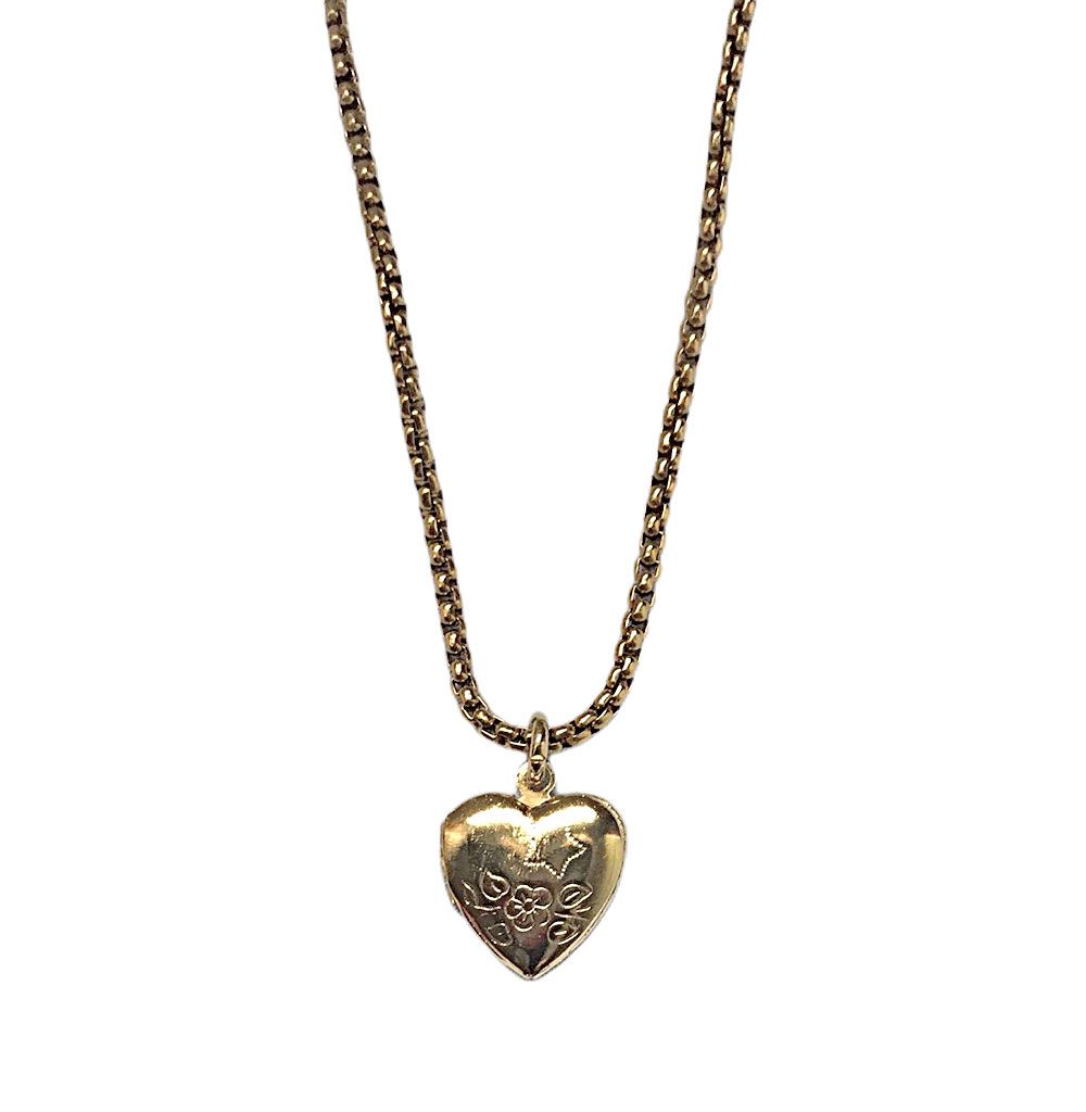 Gargantilla guardapelo corazón