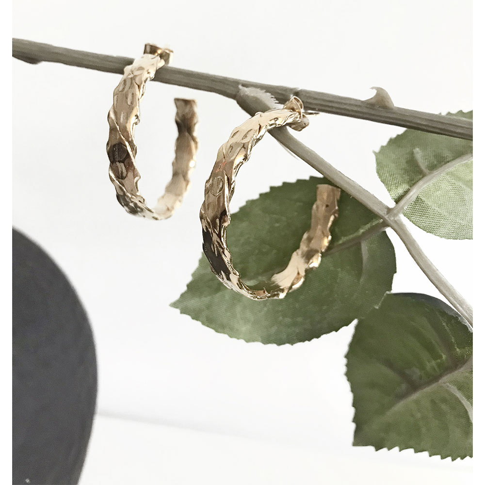 Aros oro afra