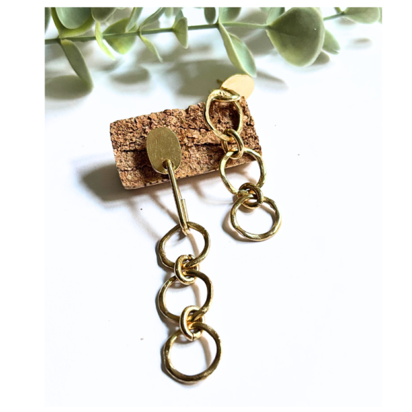 Pendientes Tris Oro